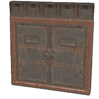 Armored Double Door